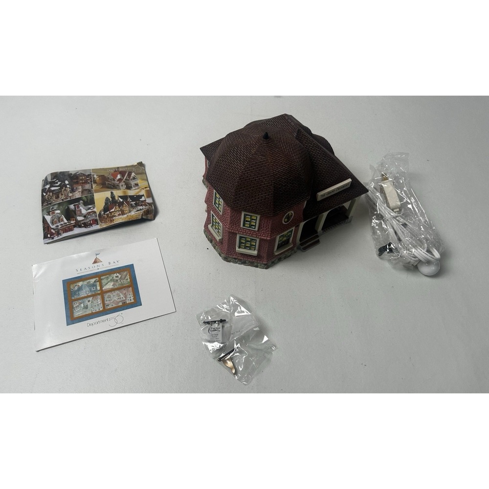 NOS Department 56 Seasons Bay "The Grand Creamery" #53305 Retired 1999 1st Ed. - Picture 2 of 12
